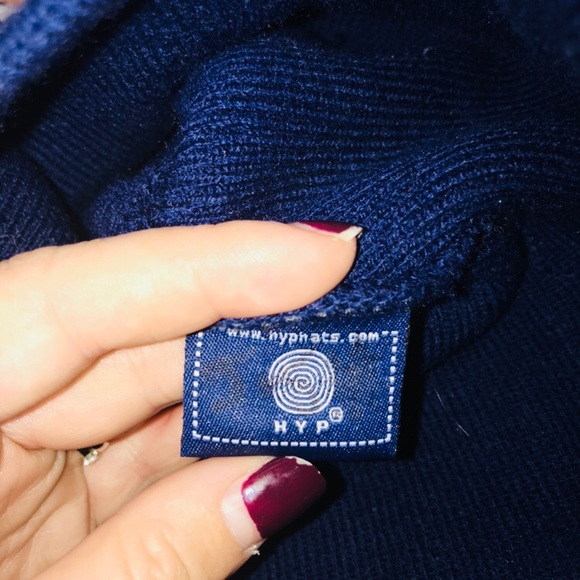 Vintage | Y2K Navy & Carolina Blue Beanie - Picture 2 of 4